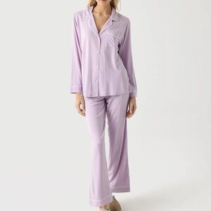 Eberjey Gisele Pajama Set 2pc top & bottom S long sleeve & pants